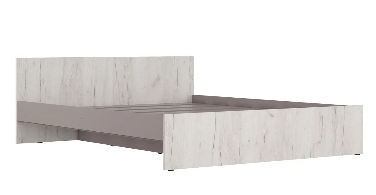 Ультра Кровать Кр-4 1600 крафт белый/глиняный серый