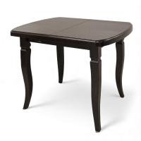 Стол СКР 100+30*80*75 полуовал/темный орех/опора №5