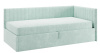 Кровать Твикс  (Тахта)  с подъёмным механизмом 90х200 см мята(велюр)