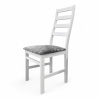 Стул Сотти Р белая эмаль/Kатания 17 (Серая дымка)