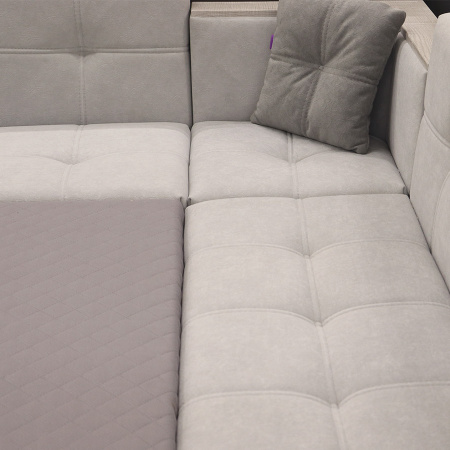 Кухонный уголок "Капучино 3-1" (Правый) (Baly 6/Baly 7) мдф Дуб серый/