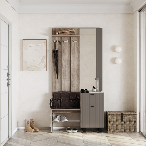 Прихожая Олива ПР-04 Дуб каньон