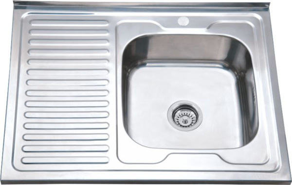 Мойка MG6-8060  R  (800 х 600)  (со сливной арматурой) 