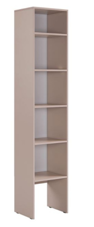 Баско Прихожая Шкаф однодверный L400, (400х349х1950) /Кашемир