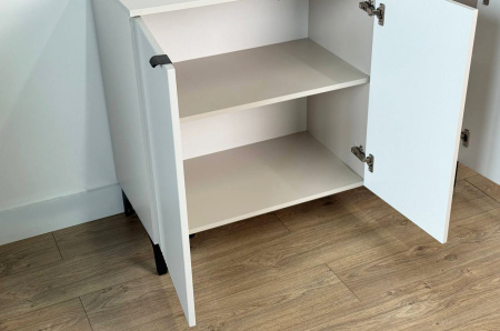 Комод 3 Рич кашемир/фрапучино матовый/черный