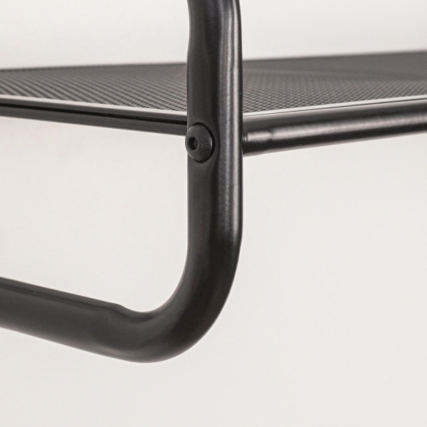 Полка настенная Барселона 21/Графит/650х245х300