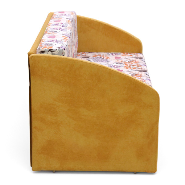 Диван малогабаритный  "Лидер 1/2" OWL brick/Velvet Lux6
