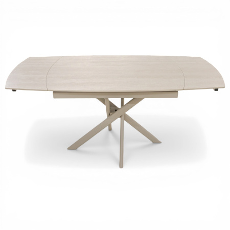 Стол DTM 0410 CS,110+30+30*80*76,Керамика цвет Бежевый 705, ножки Бежевые 9071